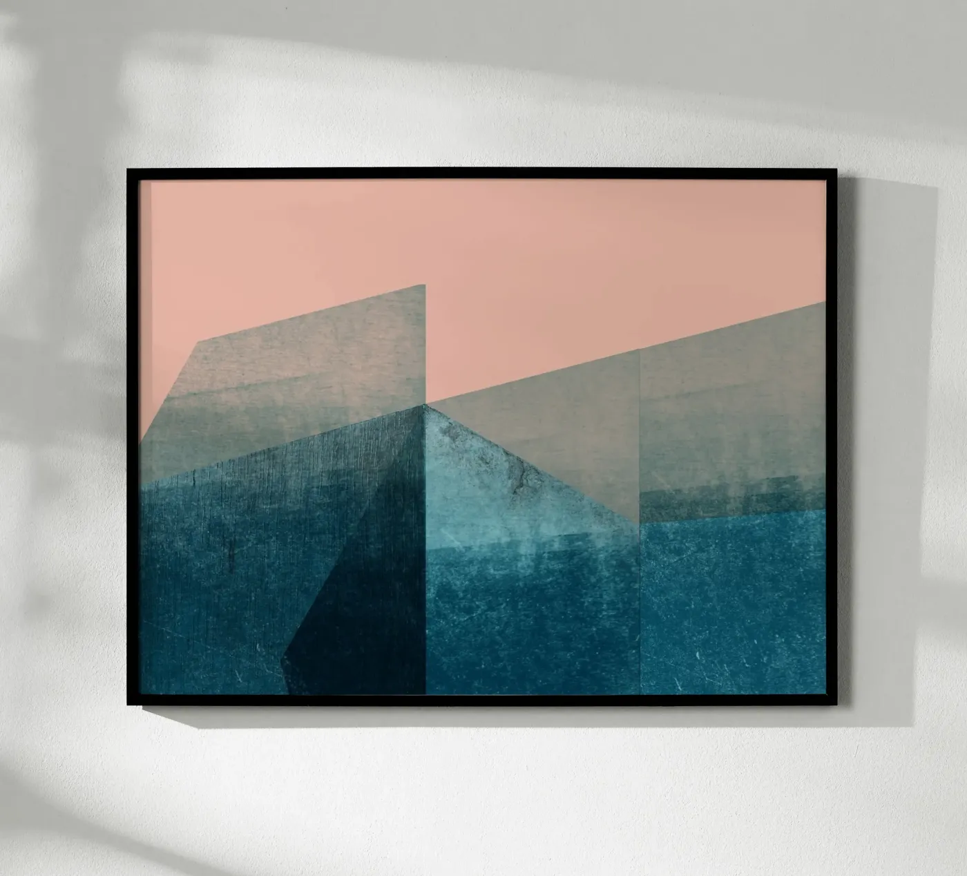 Blush Geometry poster by Middle Yard Studio