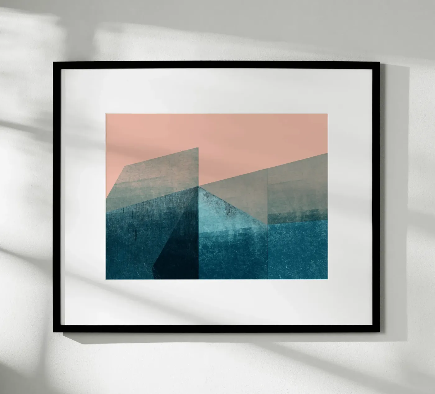 Blush Geometry poster by Middle Yard Studio