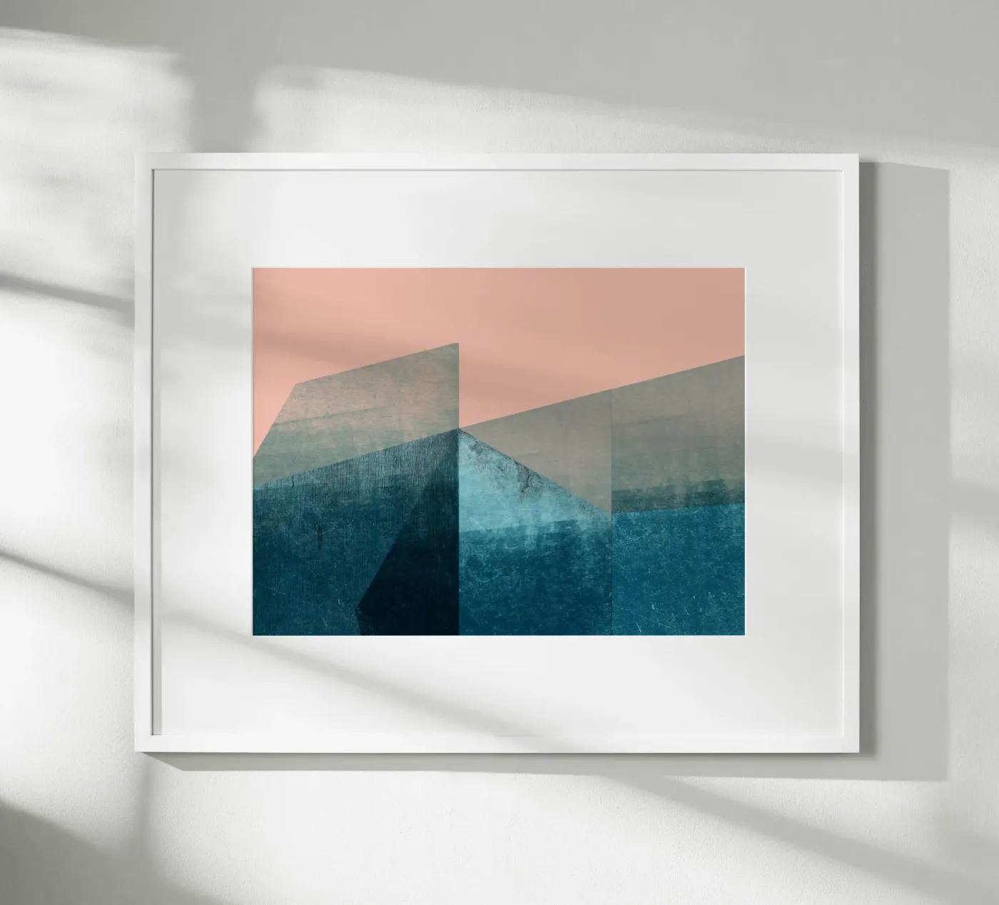 Blush Geometry poster by Middle Yard Studio