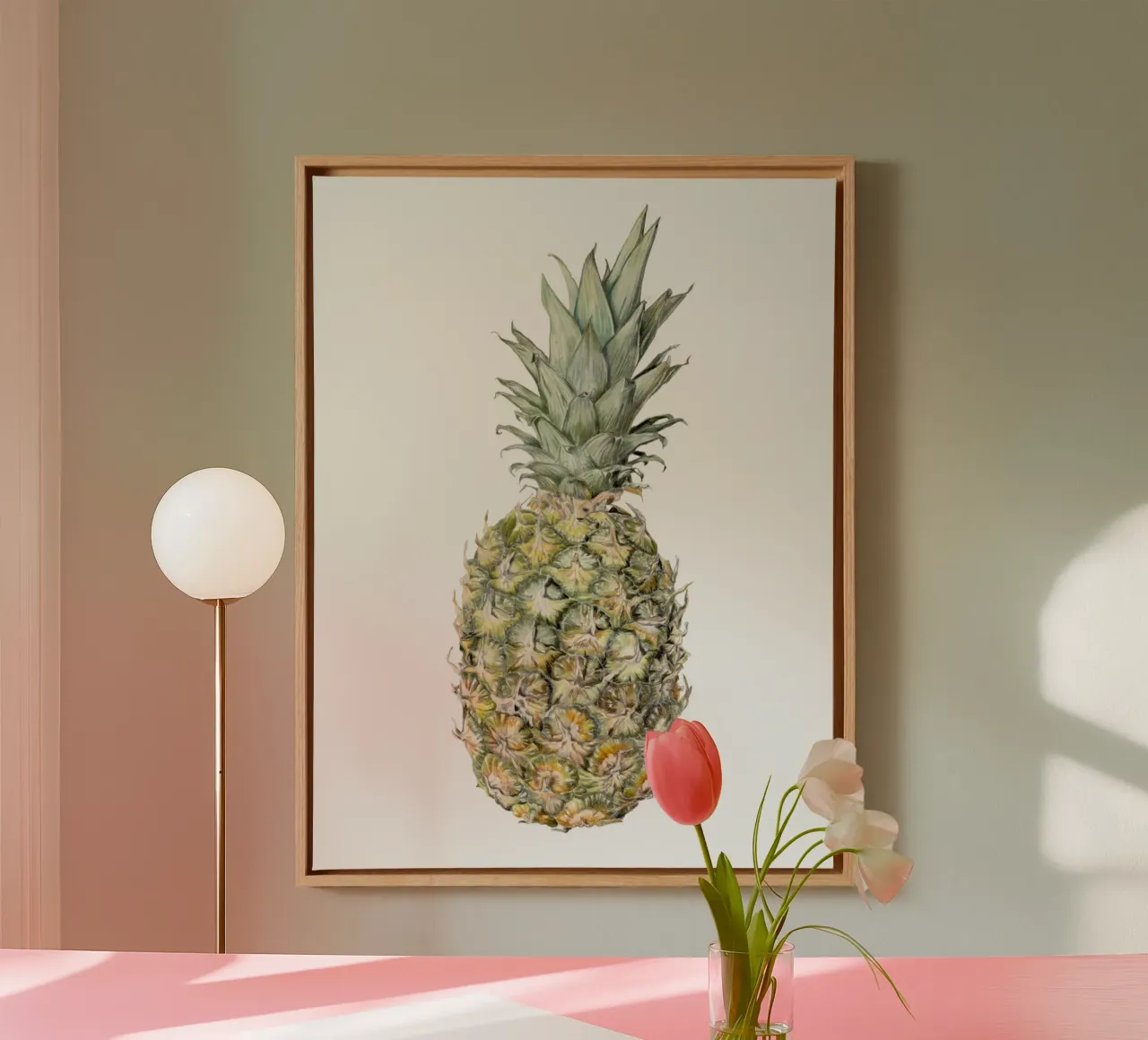 Pineapple canvas by Studio Fuchsia
