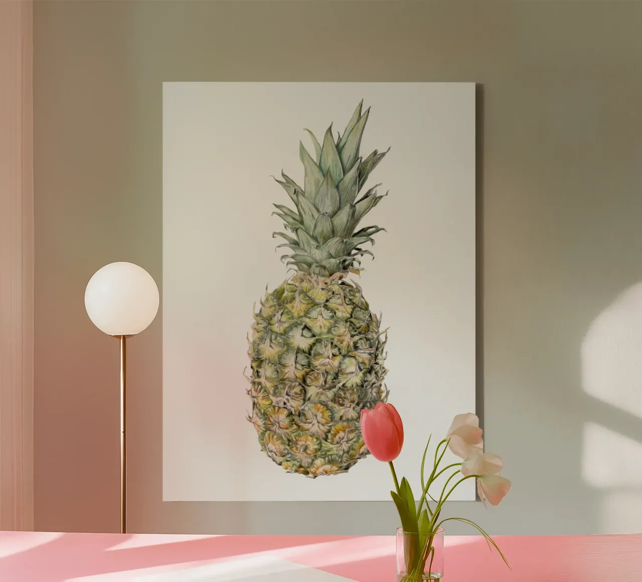 Pineapple canvas by Studio Fuchsia