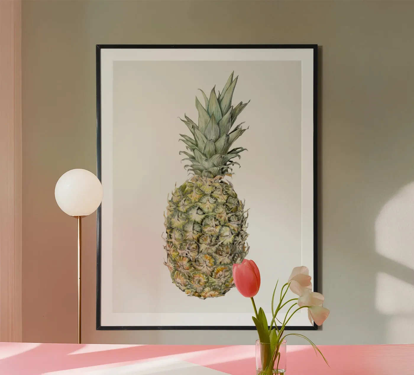 Pineapple poster by Studio Fuchsia
