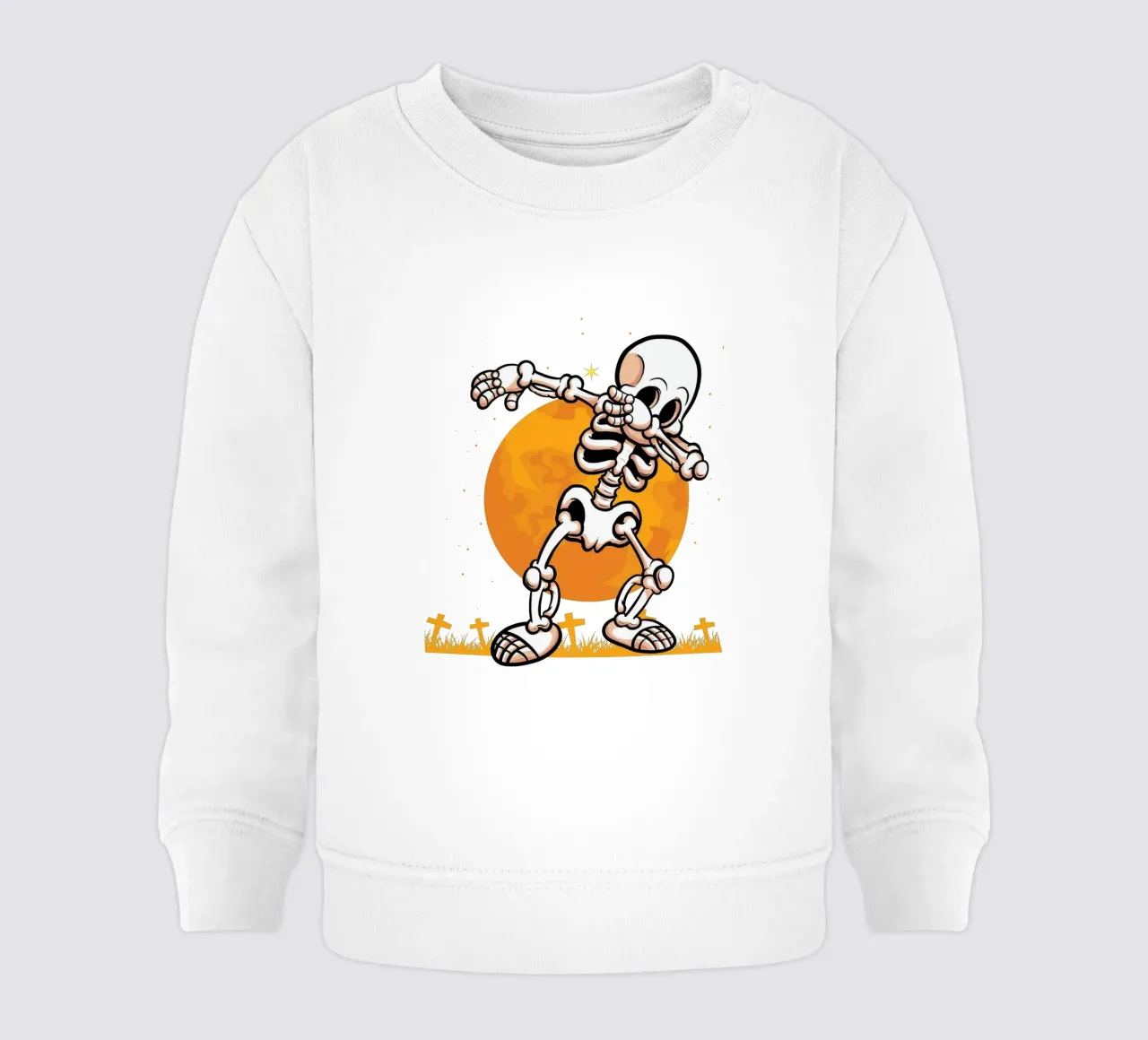 Cartoon Skeleton felpa neonato da edsonramosart