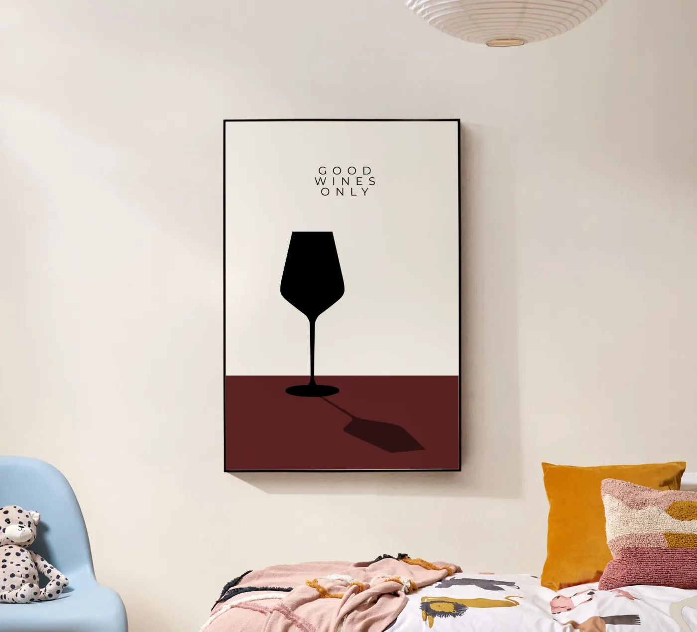 GOOD WINES ONLY plexiglass da minimalist designs