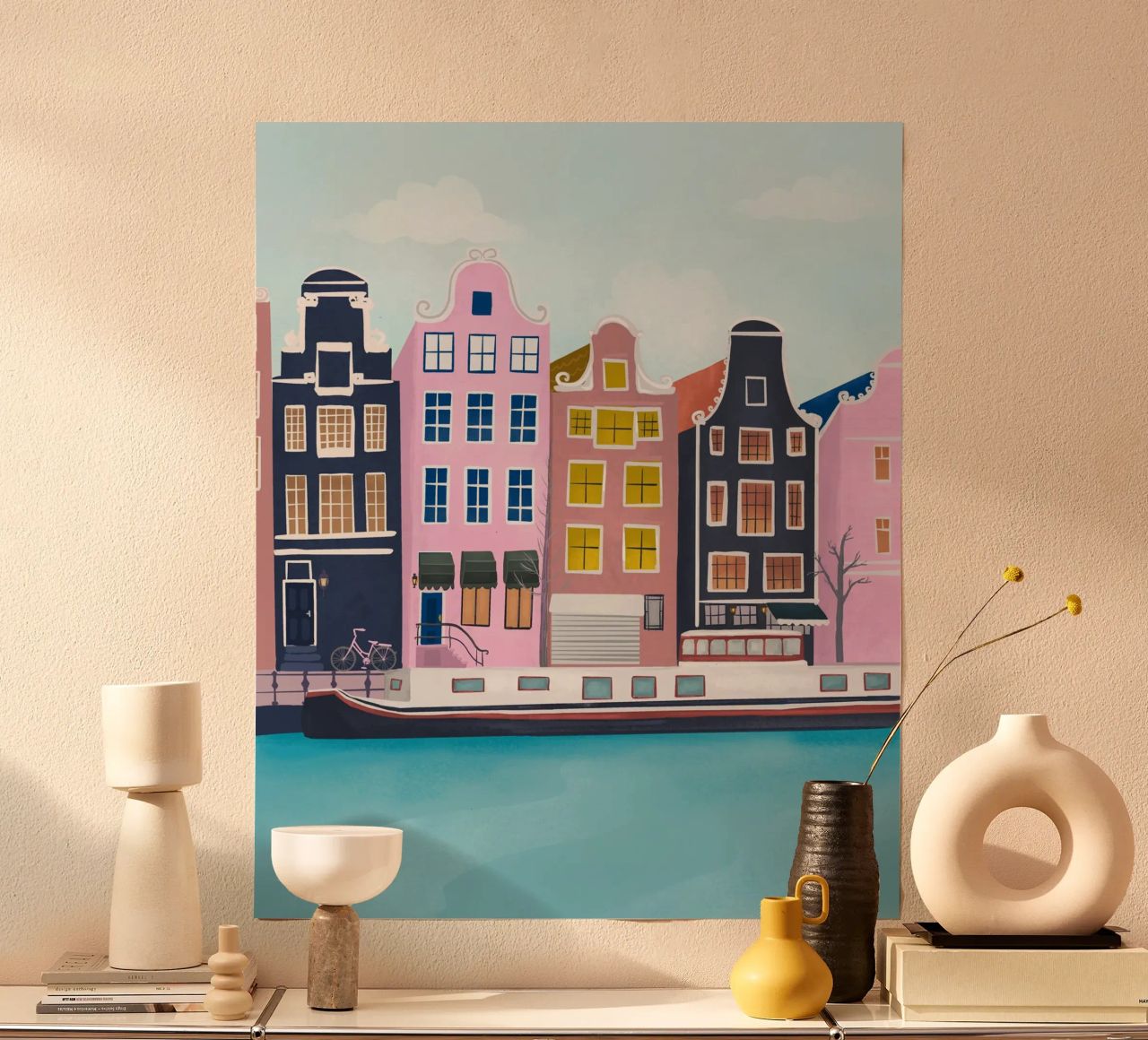 Amsterdam poster van Petra Lizde