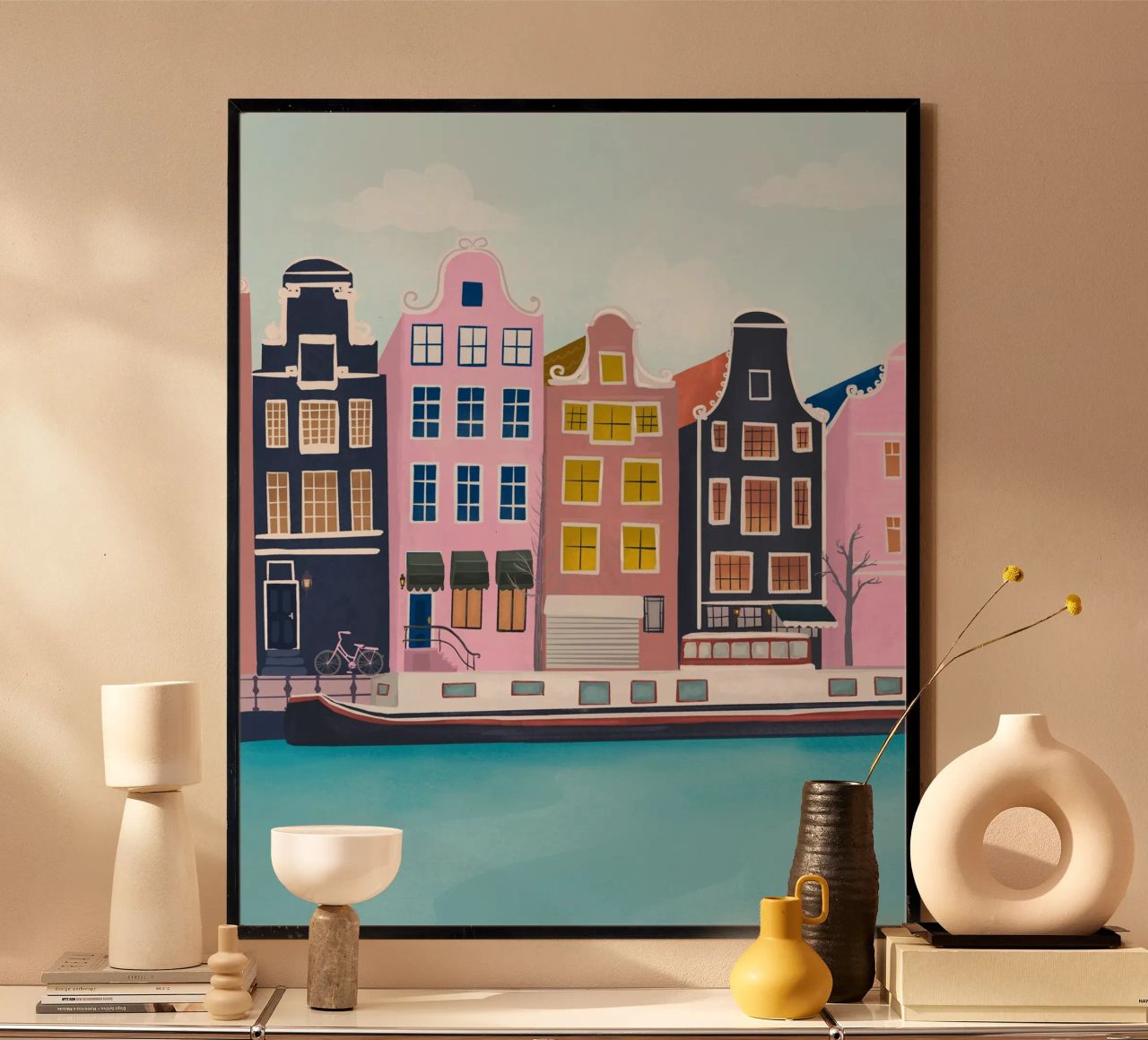 Amsterdam poster van Petra Lizde