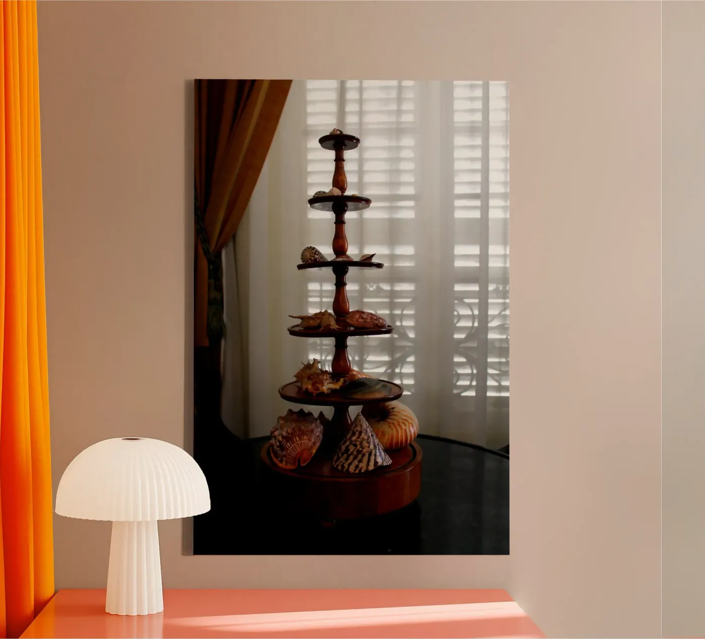 Shellfish canvas by Lise Ruault