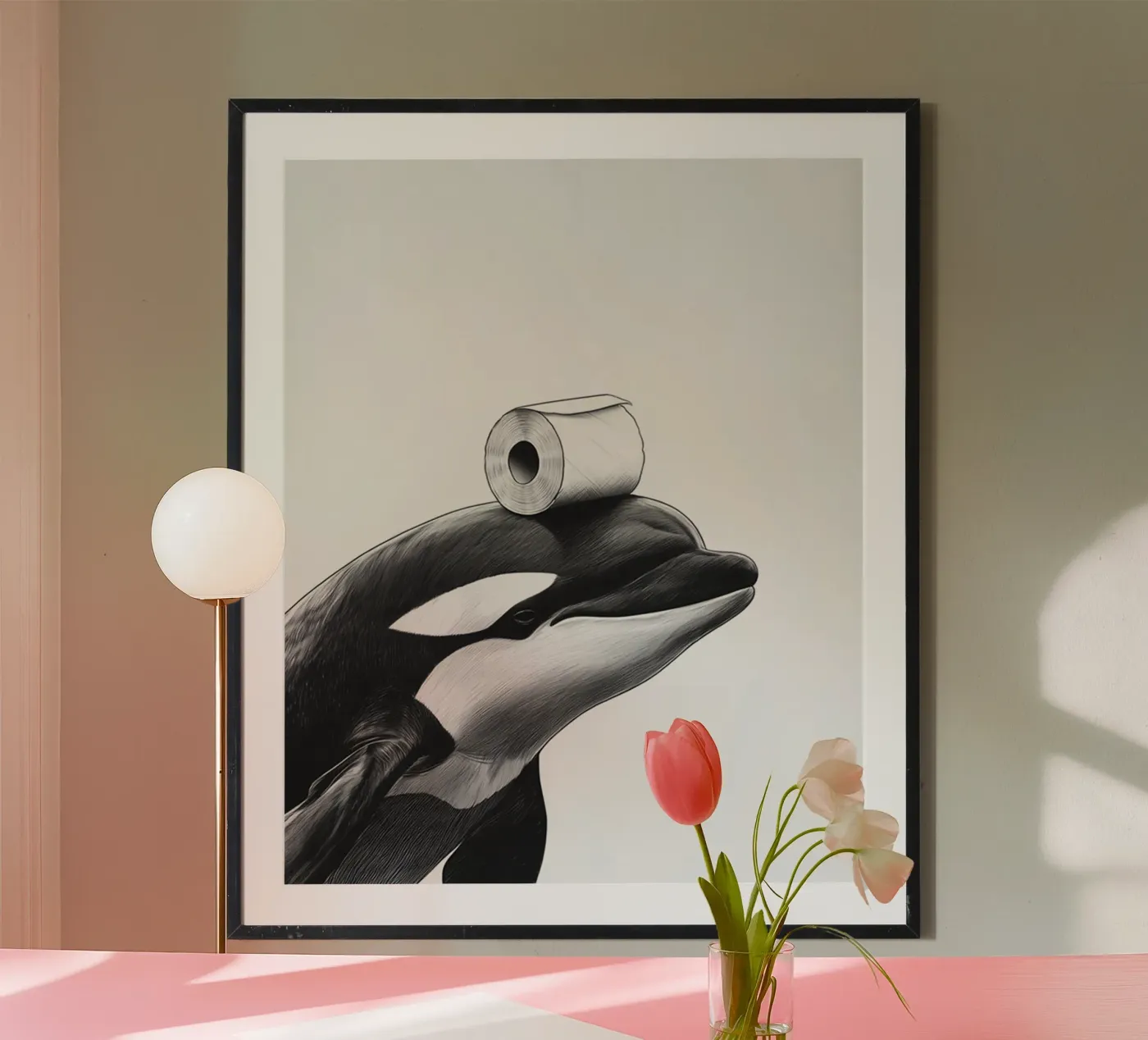 Orca Cute poster by animals_studio