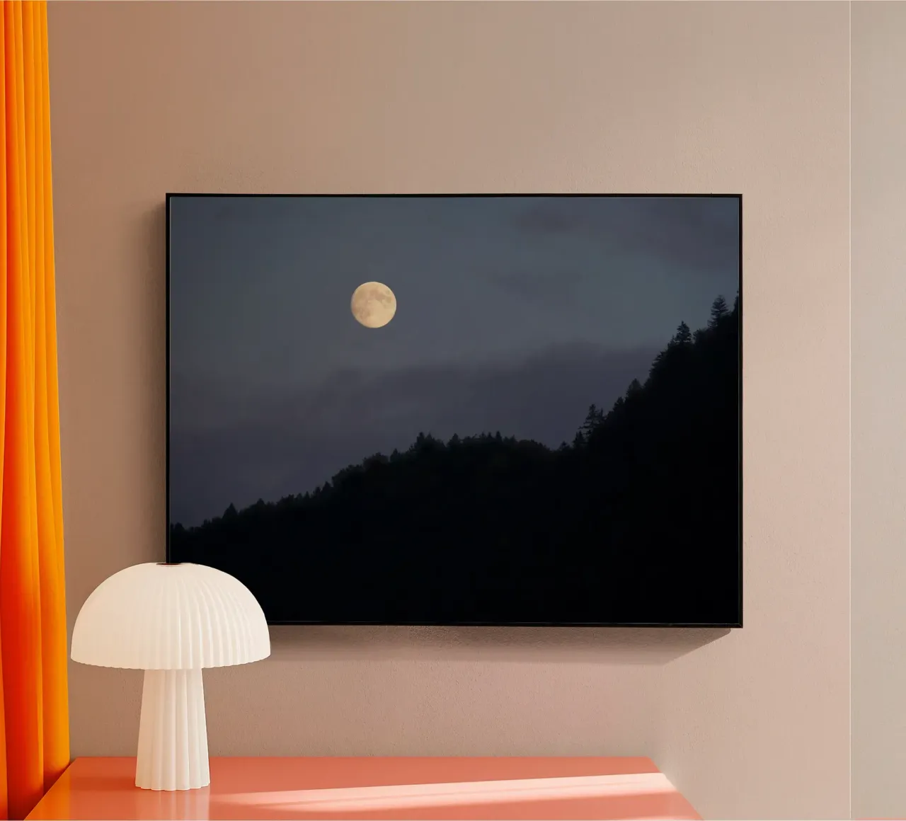 Moon over Hill plexiglass da menega sabidussi | moods