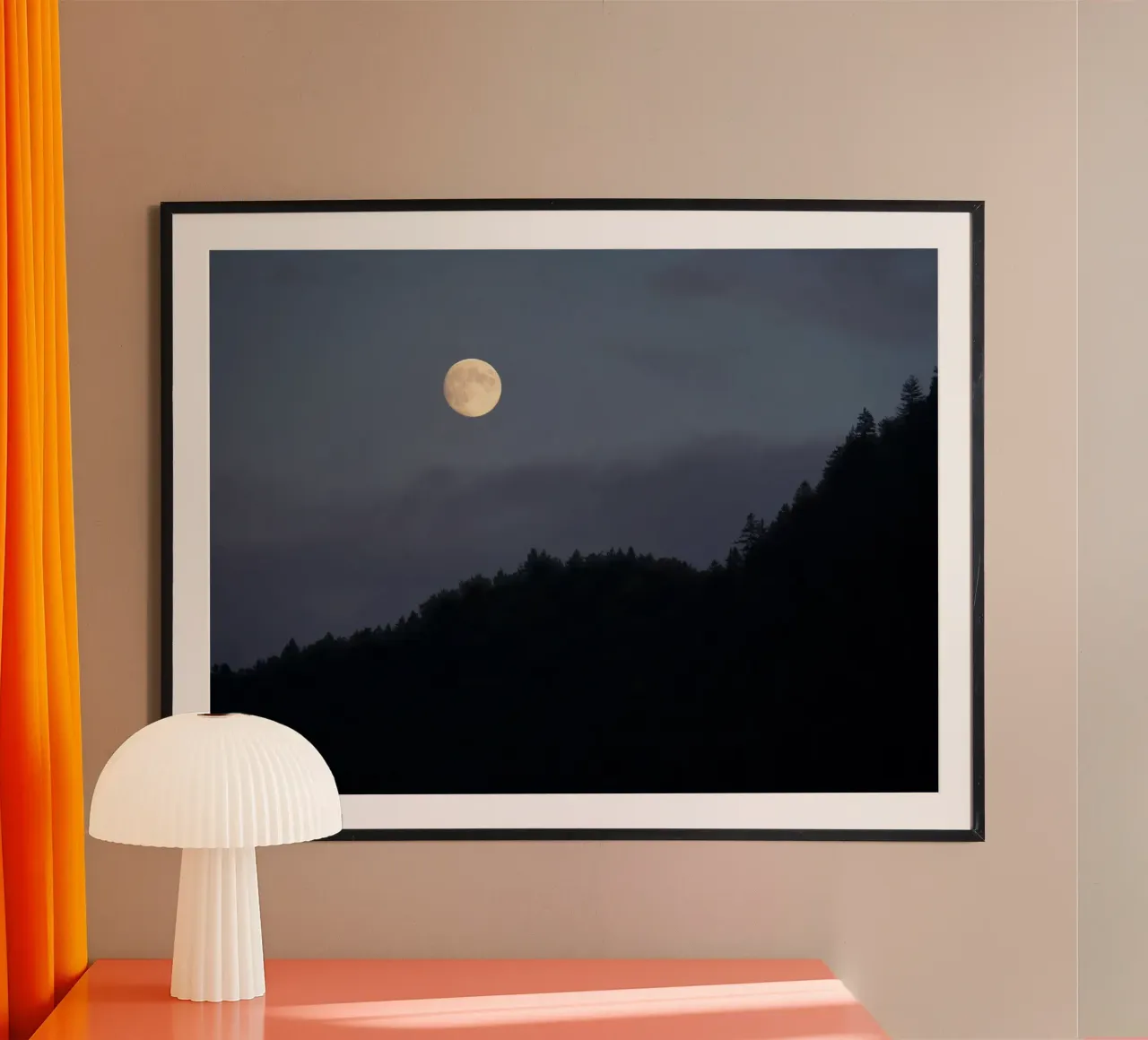 Moon over Hill poster da menega sabidussi | moods