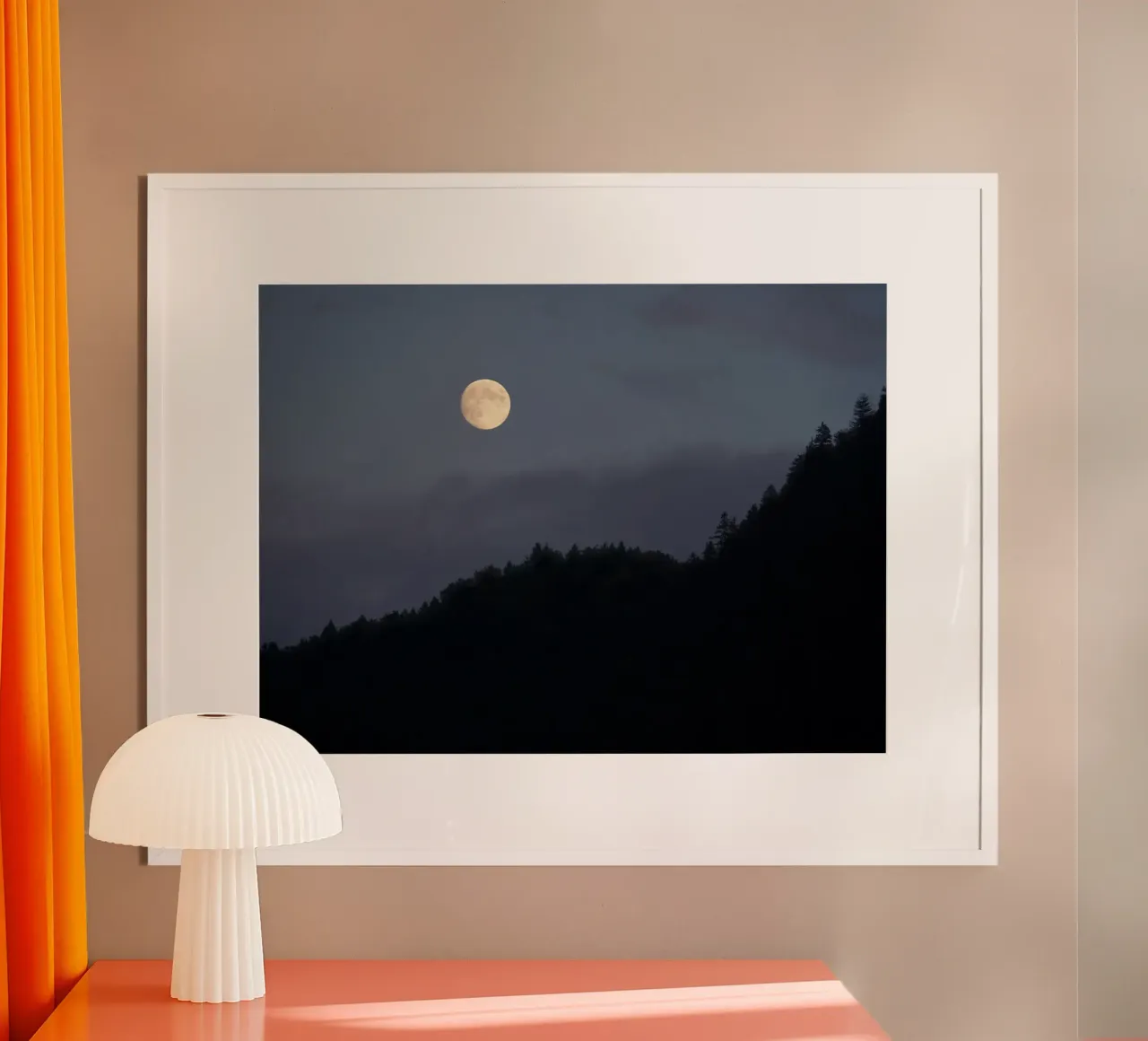 Moon over Hill poster da menega sabidussi | moods