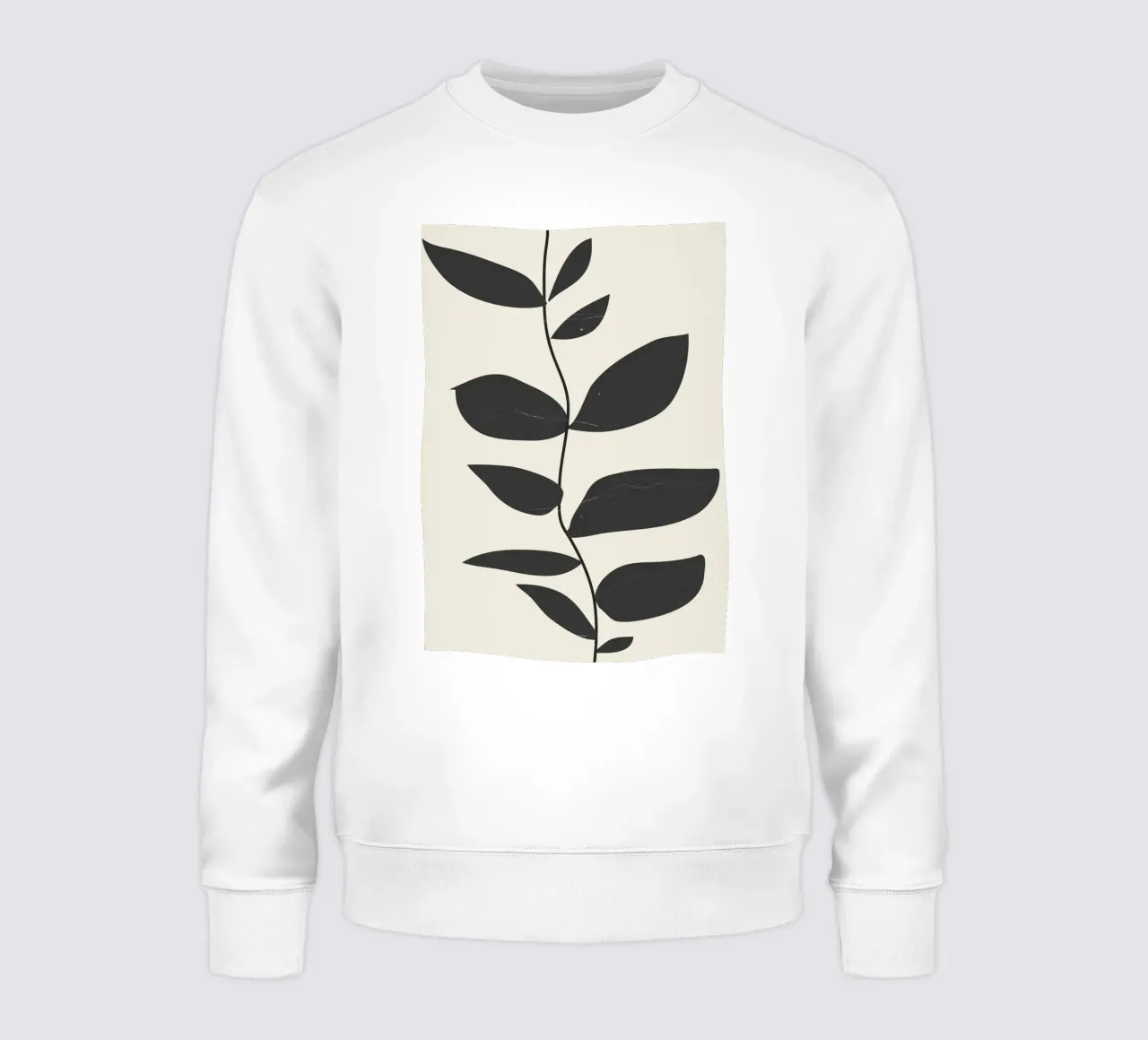 minimal plant sweatshirt by ThingDesign