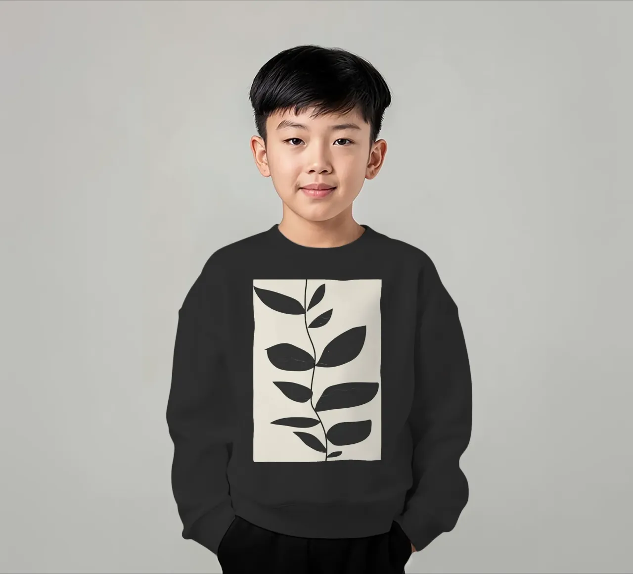 impianto minimo felpa bambino da ThingDesign