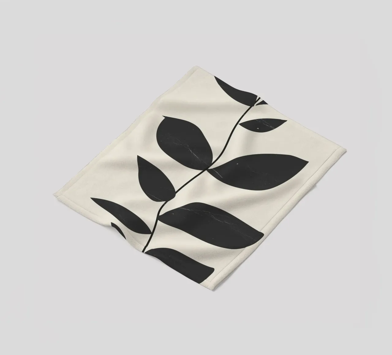 planta mínima manta de franela de ThingDesign