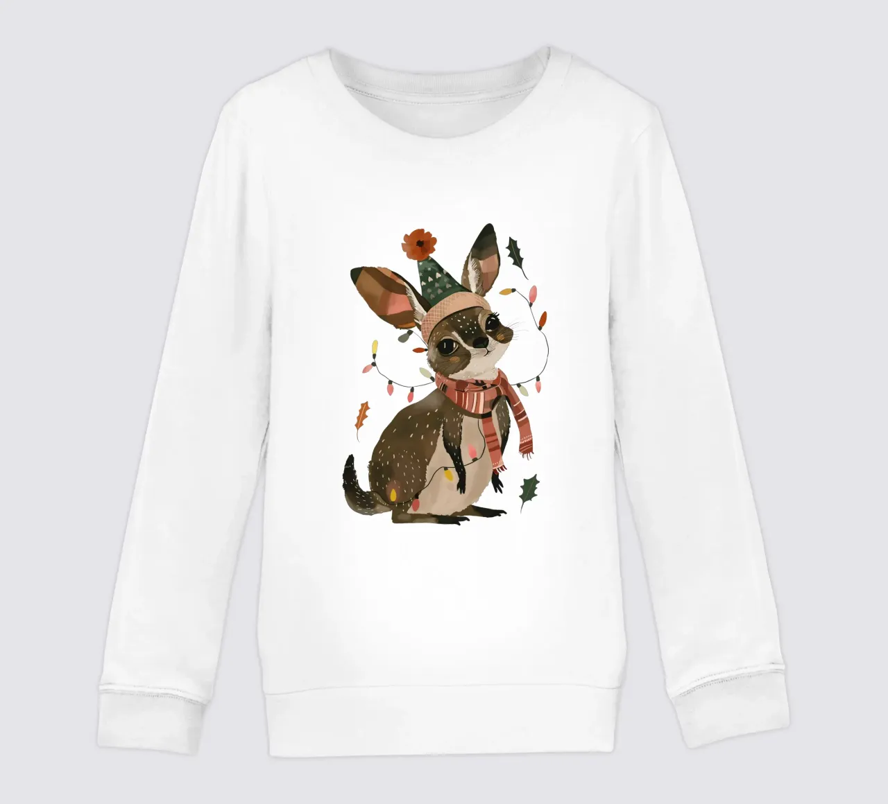 Autocollant Joey festif, vêtements sweat enfant de ArtsySesta