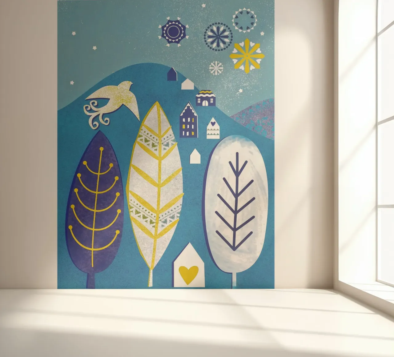 Magic Mountain fotobehang van Catherine Aguilar