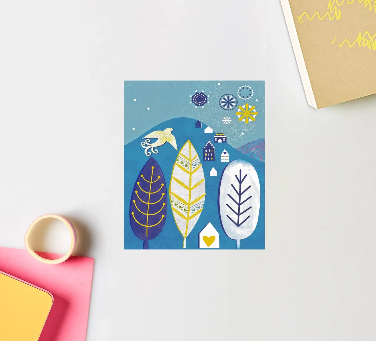 Magic Mountain sticker by Catherine Aguilar