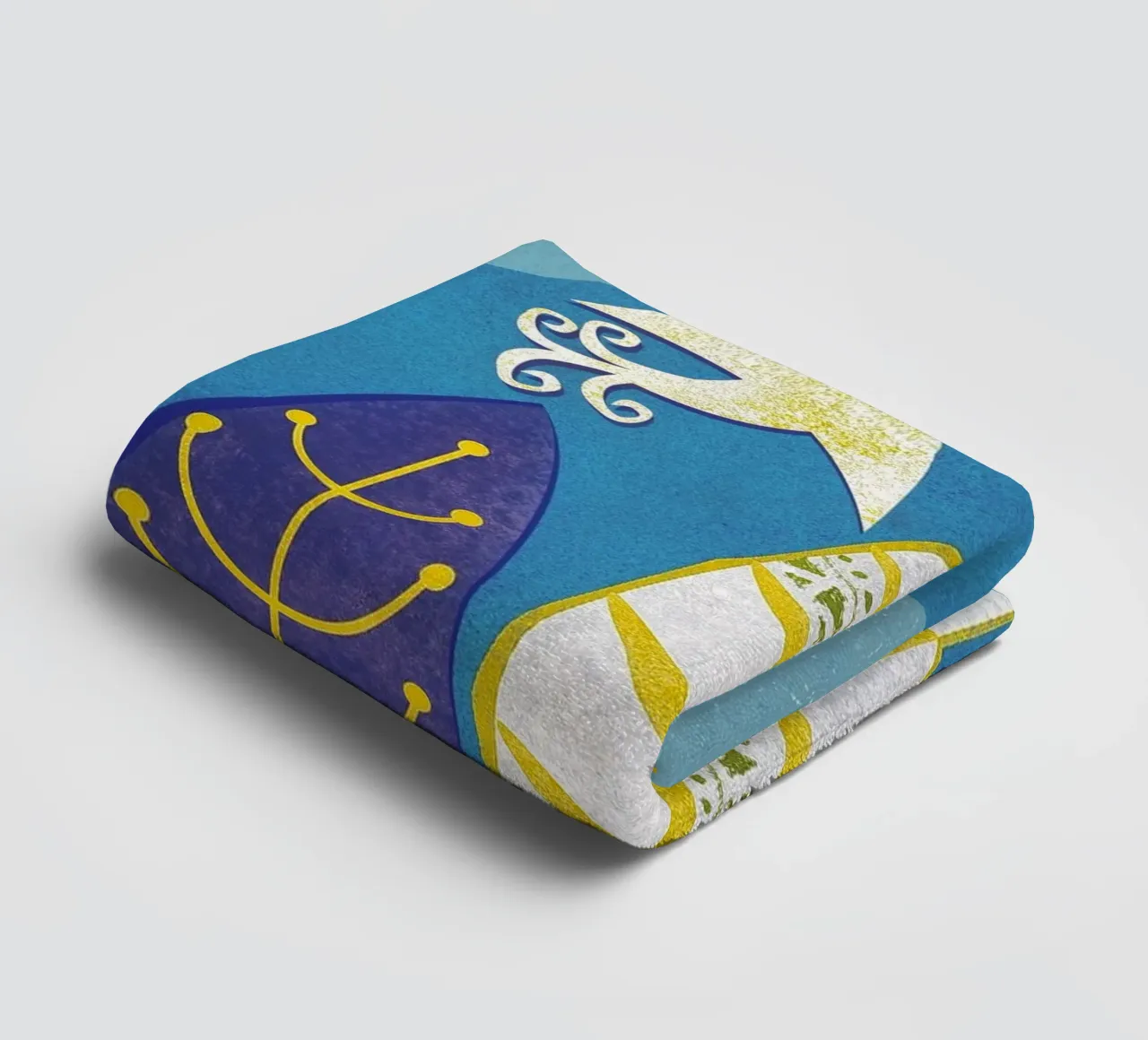 Magic Mountain badhanddoek van Catherine Aguilar