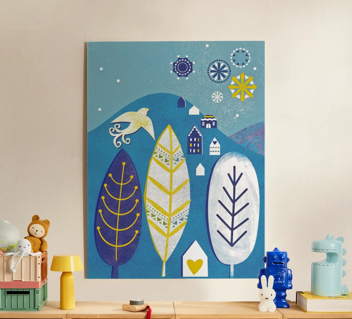 Magic Mountain acrylic glass by Catherine Aguilar