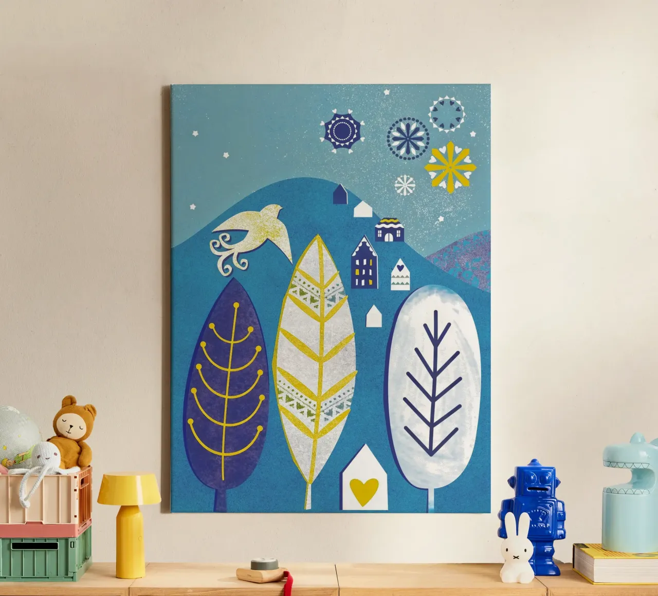 Magic Mountain Leinwand von Catherine Aguilar