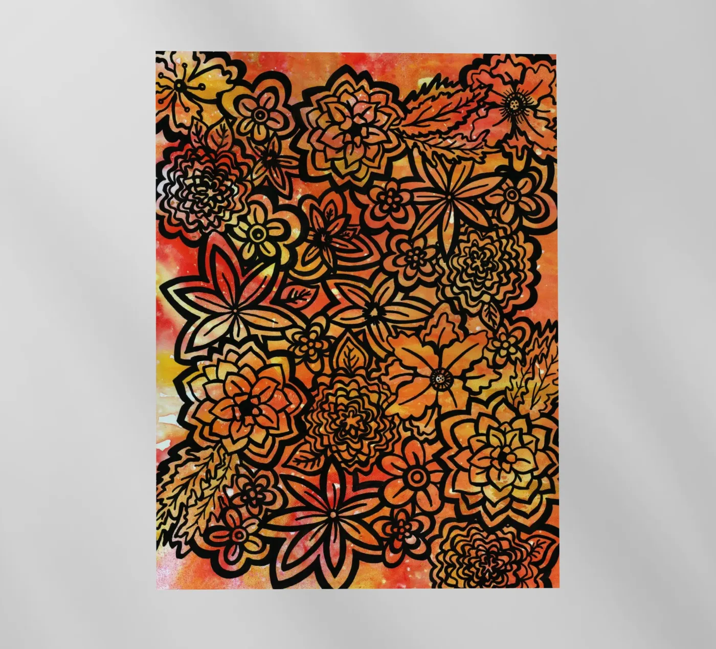 Fire Flowers pellicola backlit da KP Design