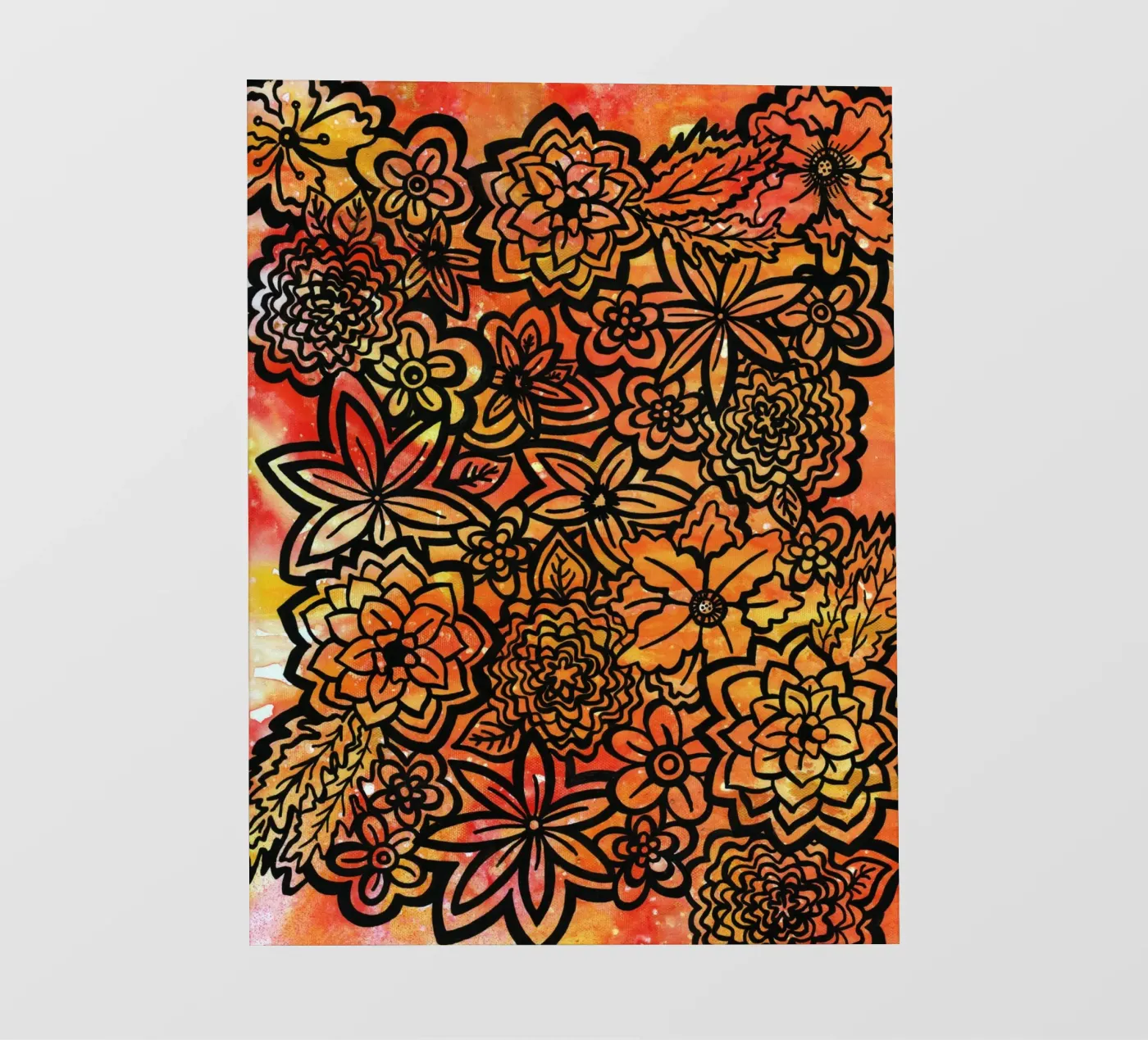 Fire Flowers pellicola backlit da KP Design