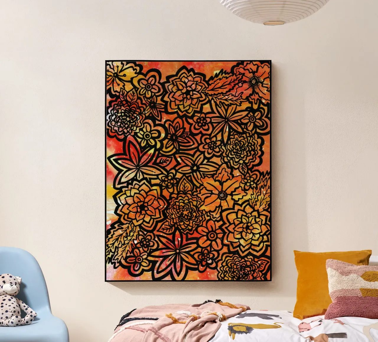 Fire Flowers plexiglass da KP Design