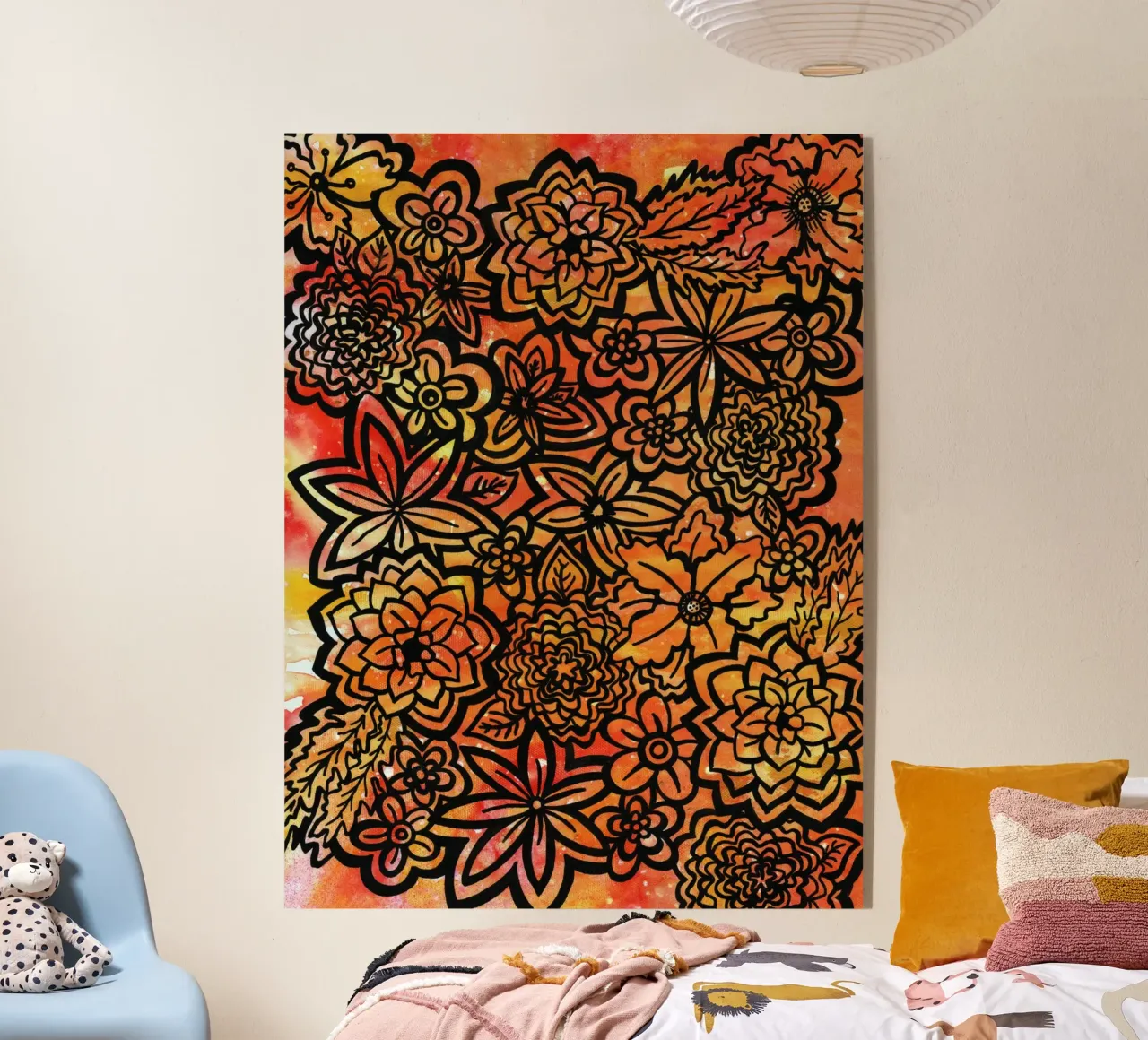 Fire Flowers plexiglass da KP Design