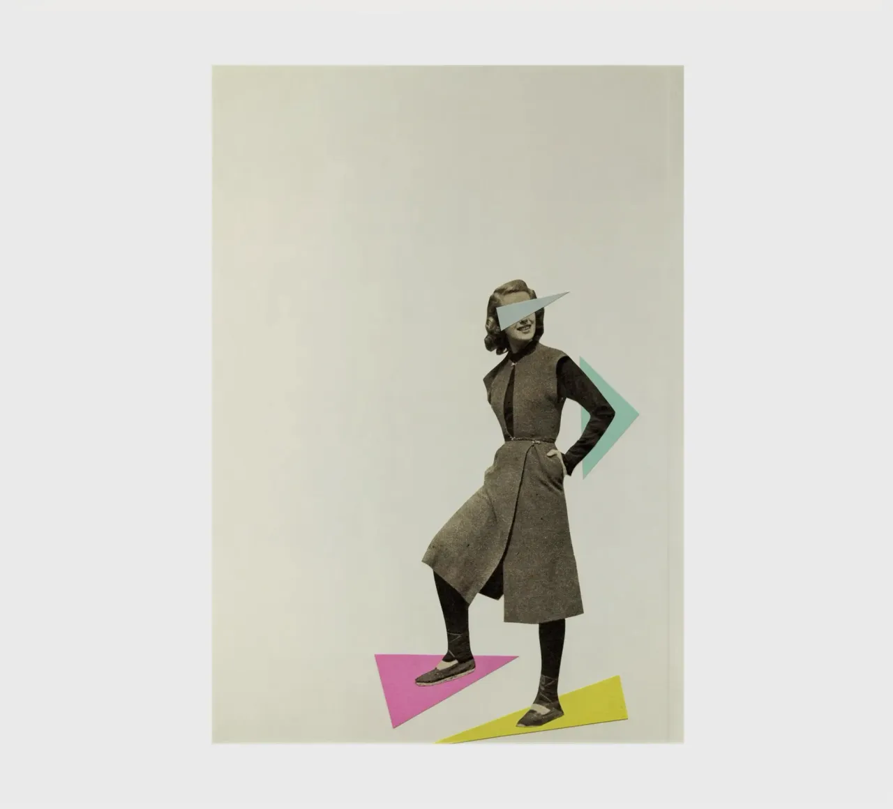 Shapely Figure notebook by Cassia Beck Collage