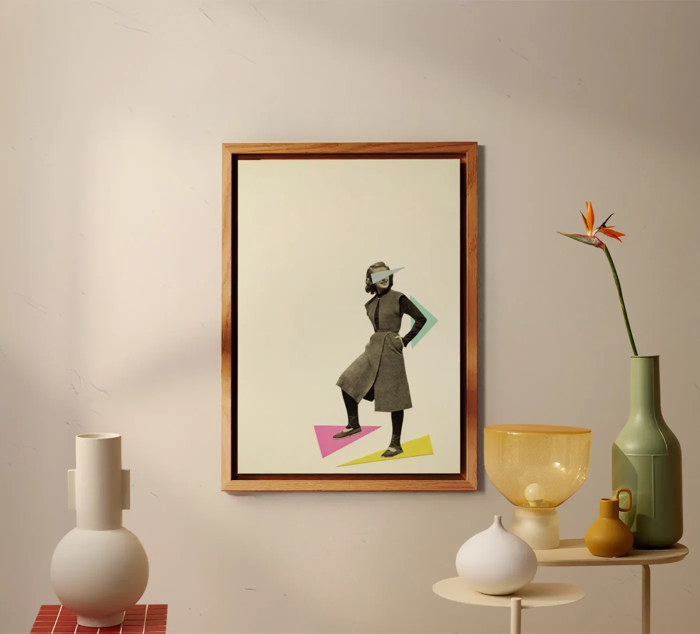 Shapely Figure forex plate by Cassia Beck Collage