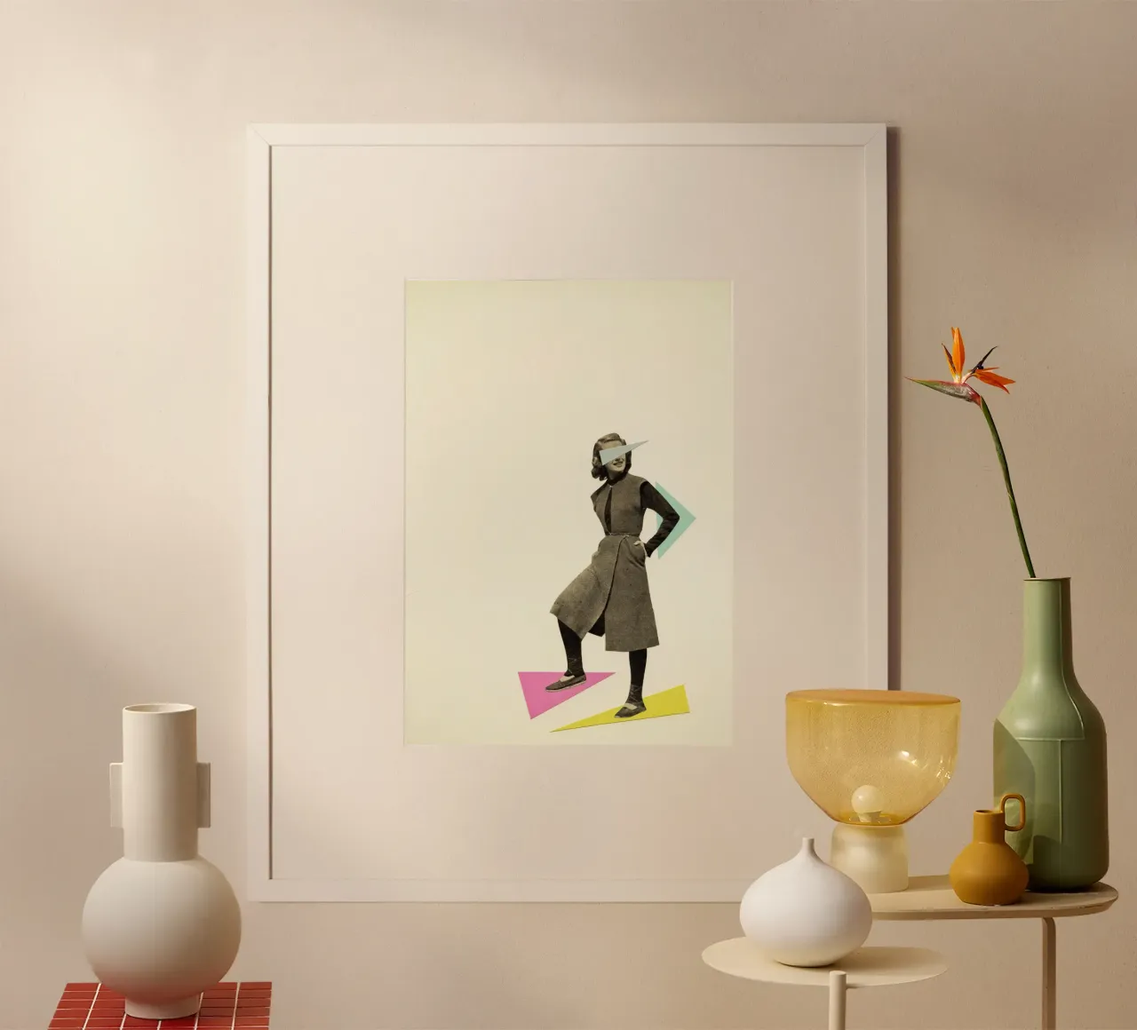 Shapely Figure poster by Cassia Beck Collage