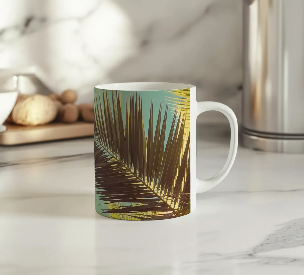 Palme d'autunno tazza in ceramica da Cassia Beck Photography