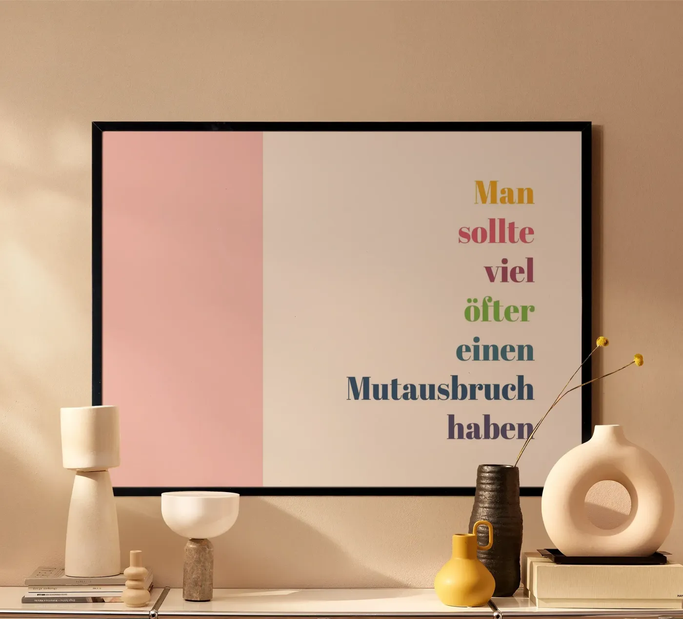 Mutausbruch poster van glueckaufpapier