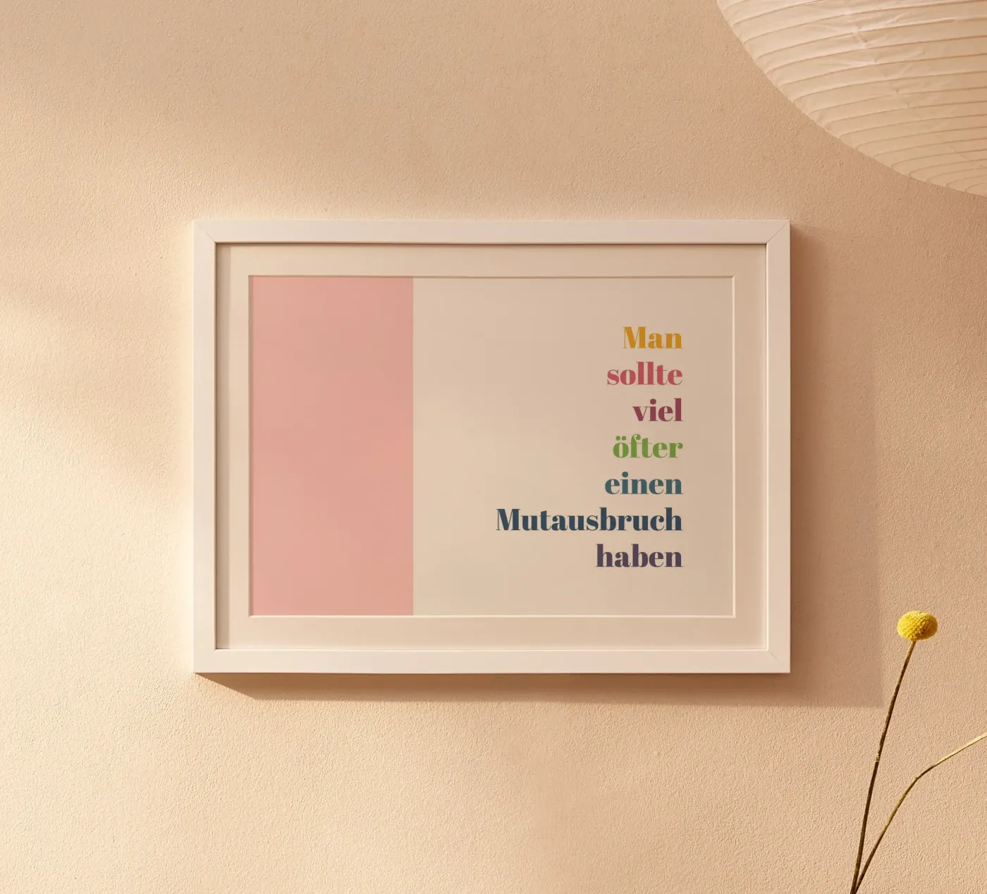 Mutausbruch poster van glueckaufpapier