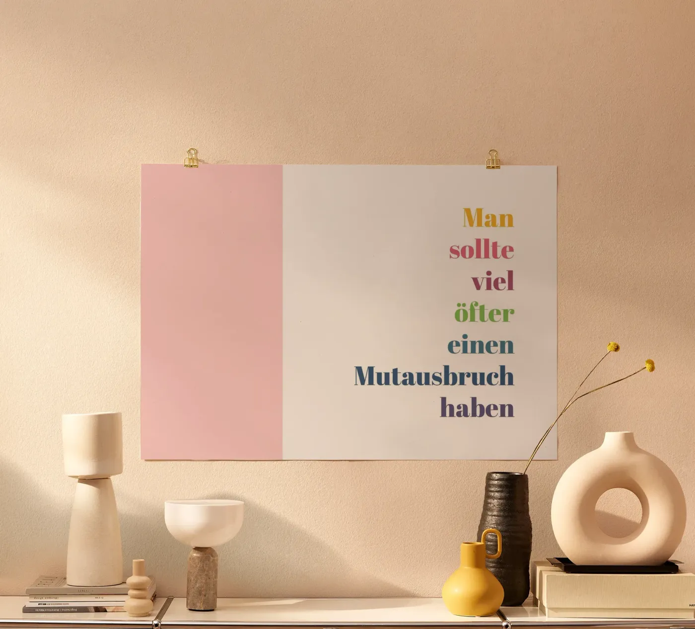 Mutausbruch poster van glueckaufpapier