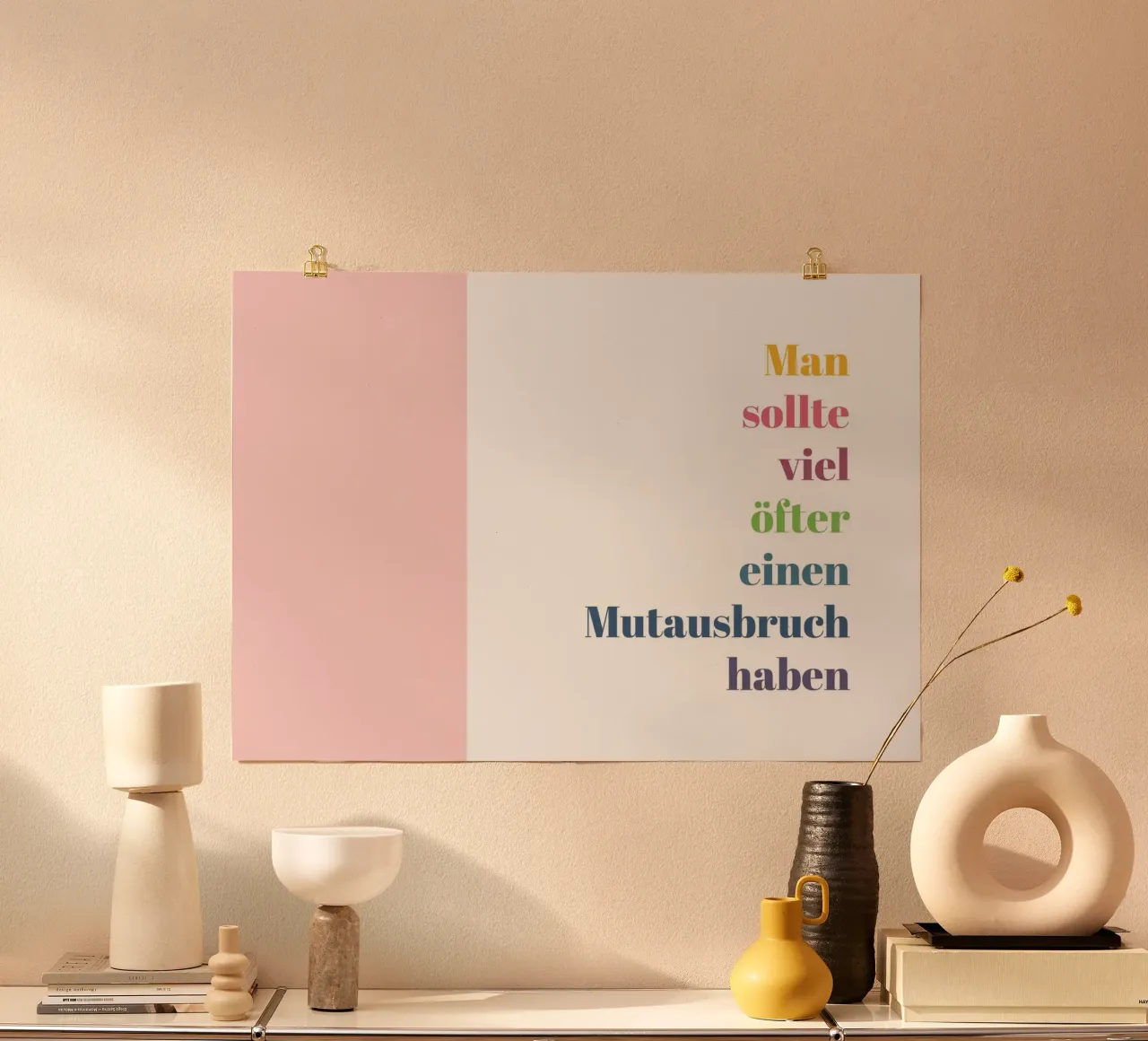 Mutausbruch poster da glueckaufpapier
