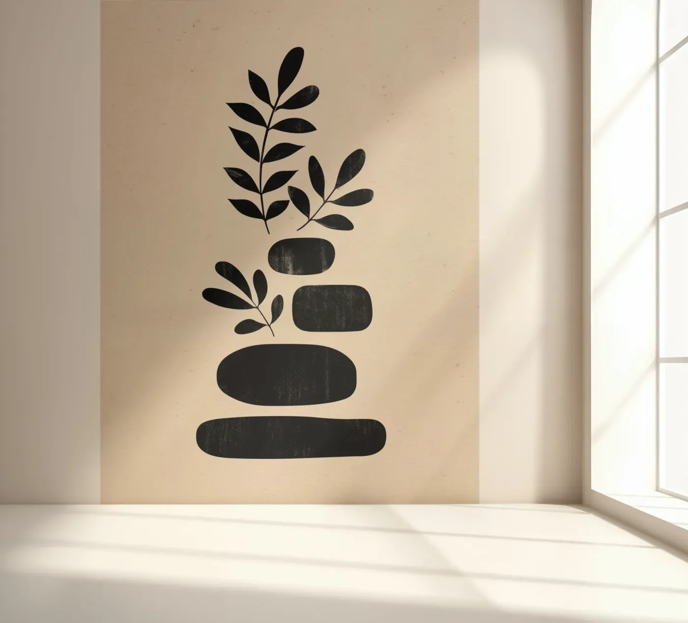 Organic Stack fotobehang van Ink & Botanicals