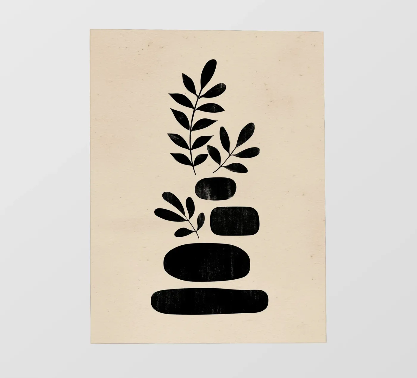 Organic Stack fotobehang van Ink & Botanicals