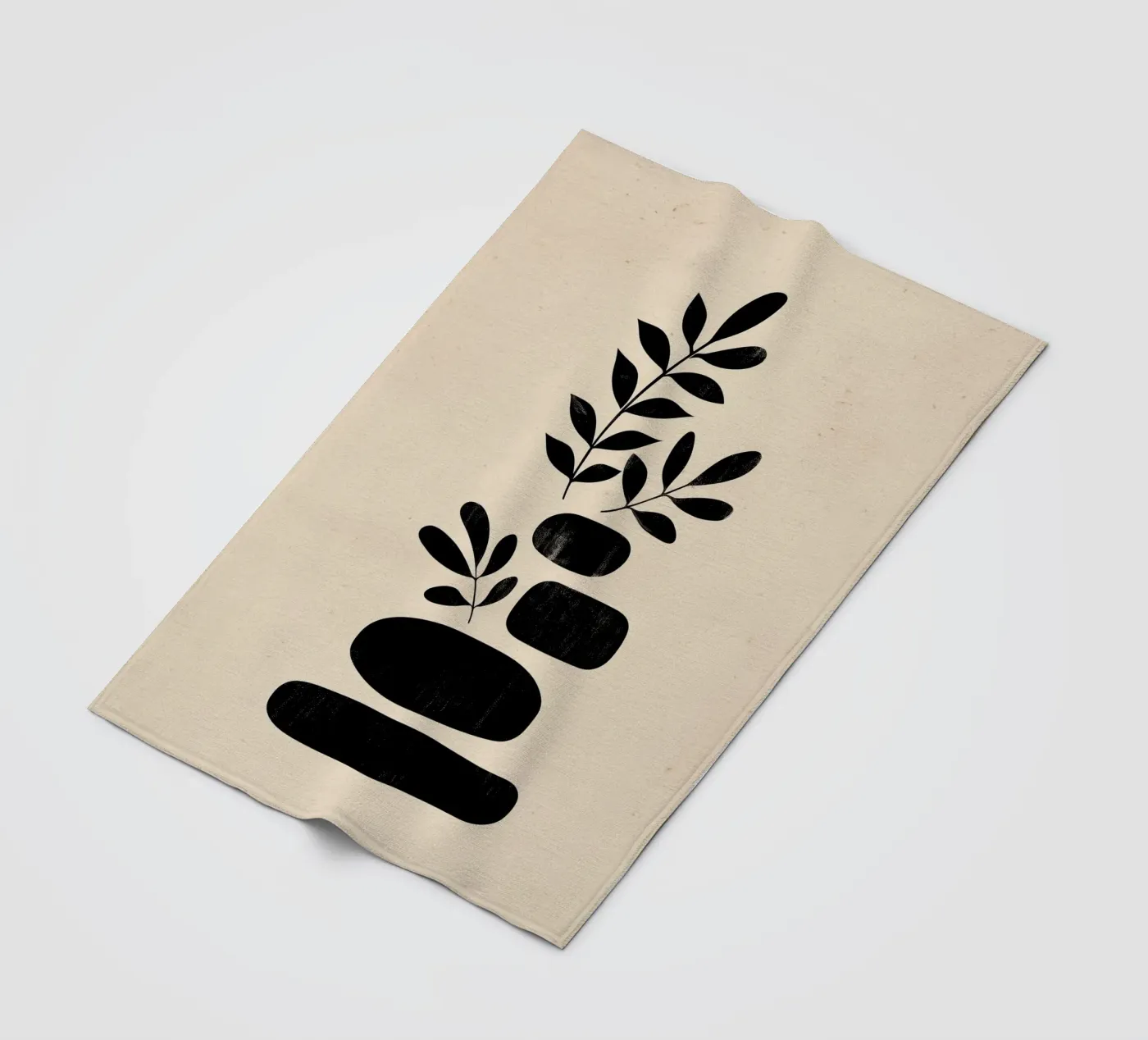 Organic Stack Fleecedecke von Ink & Botanicals