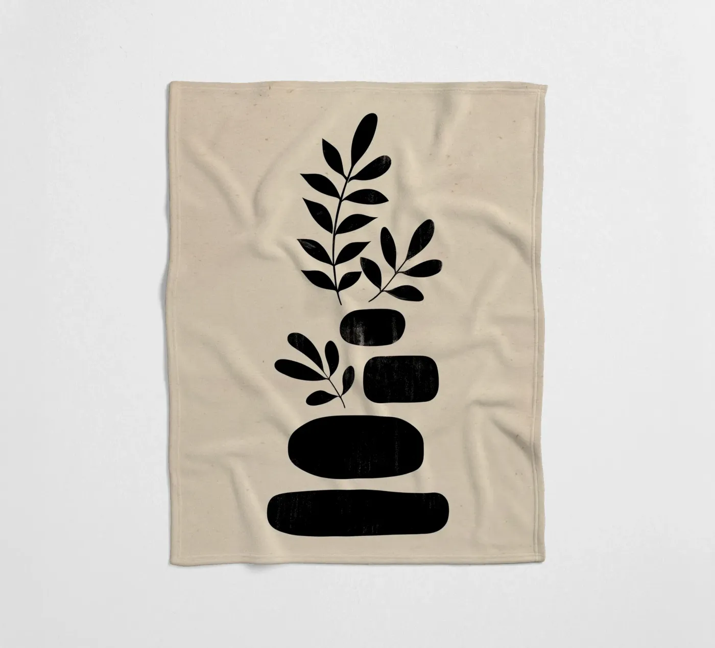 Organic Stack Fleecedecke von Ink & Botanicals