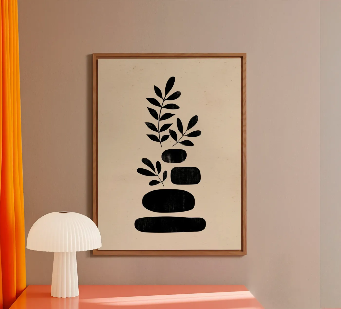 Organic Stack panneau forex de Ink & Botanicals