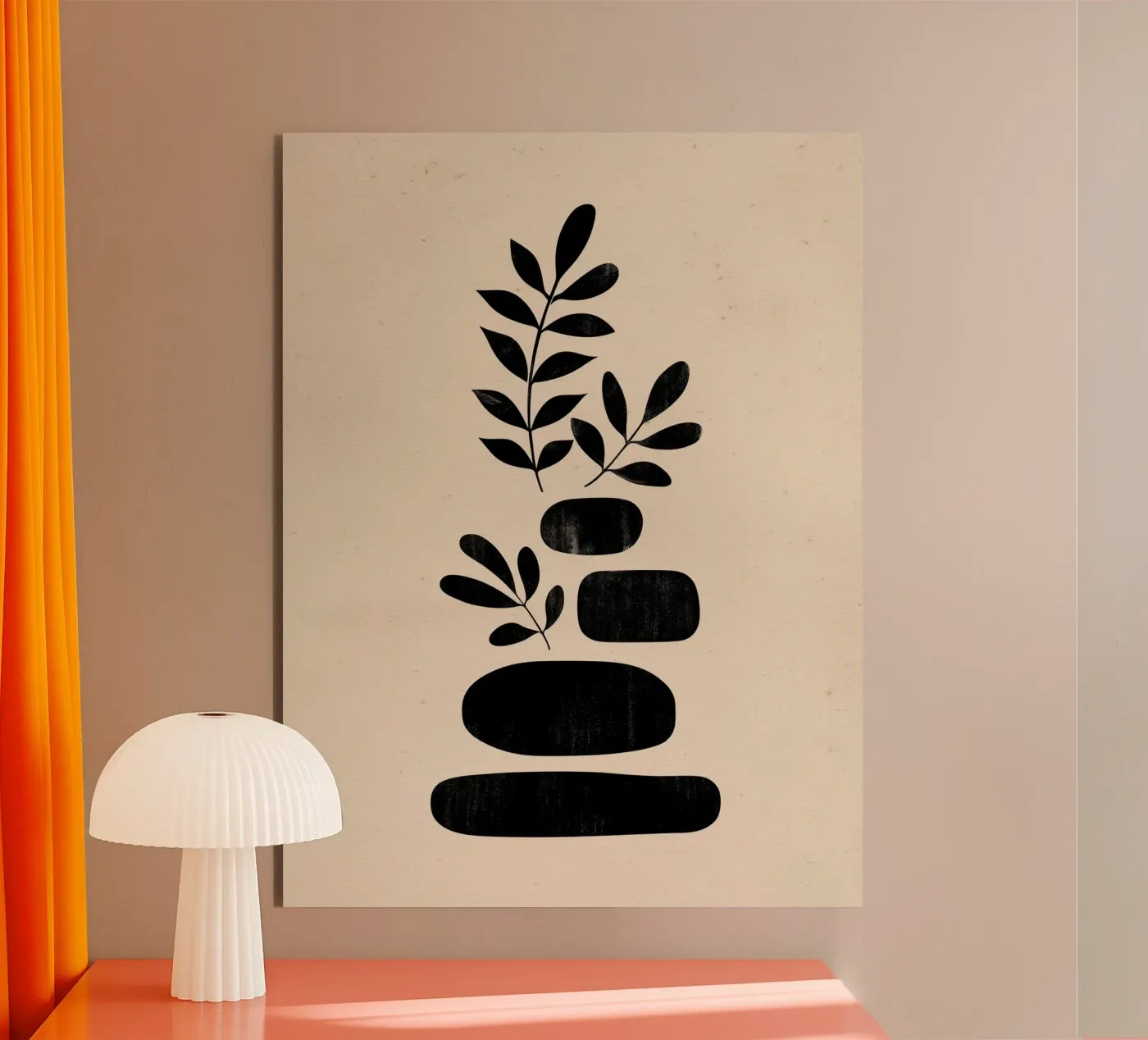 Organic Stack panneau forex de Ink & Botanicals