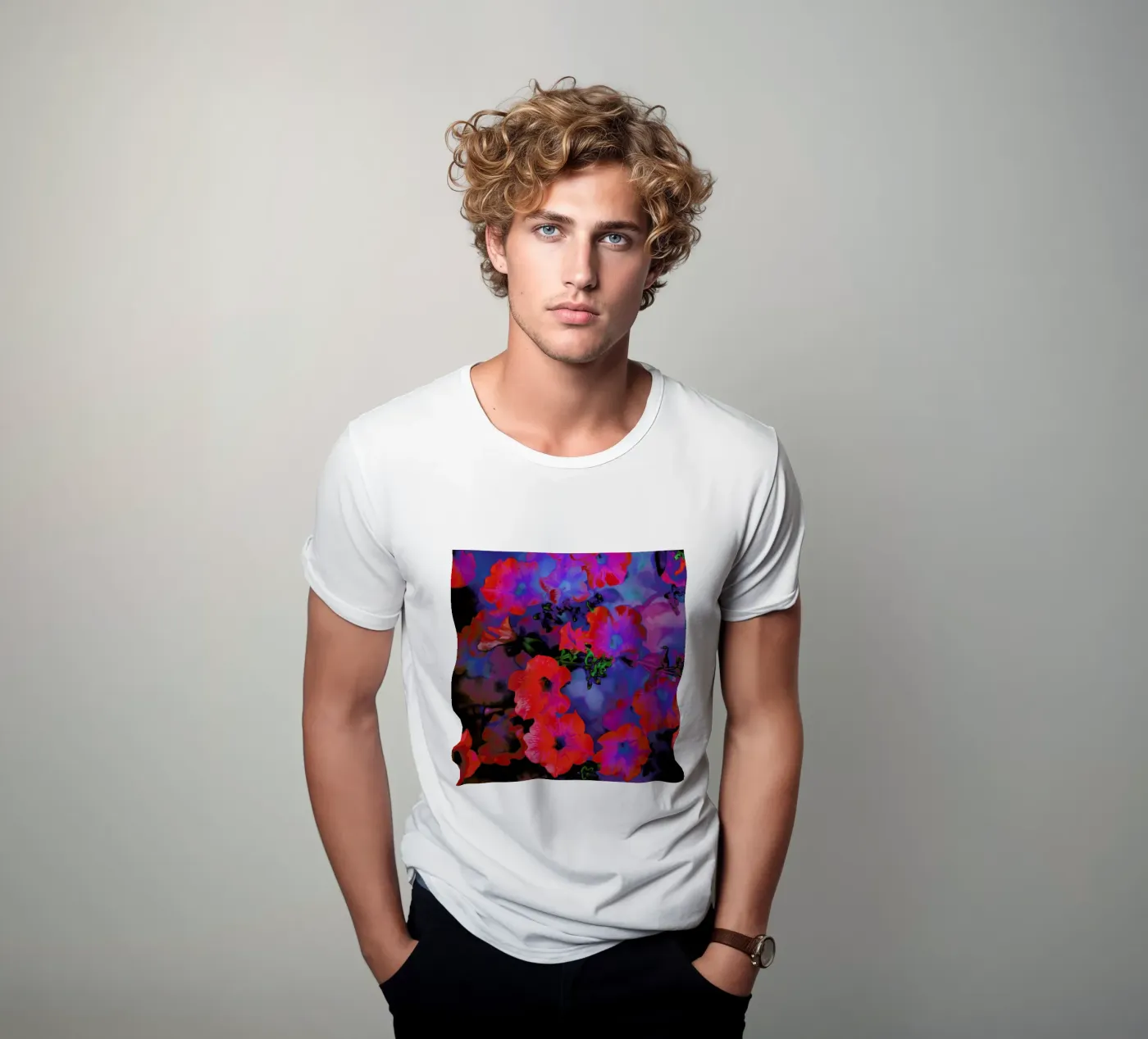 Ruby Red Vine t-shirt da Amy Sia