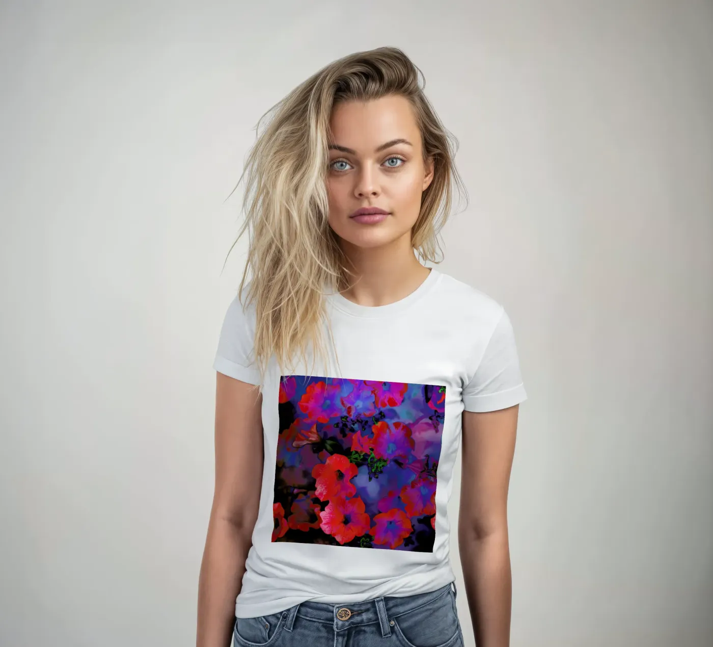 Ruby Red Vine t-shirt da donna da Amy Sia