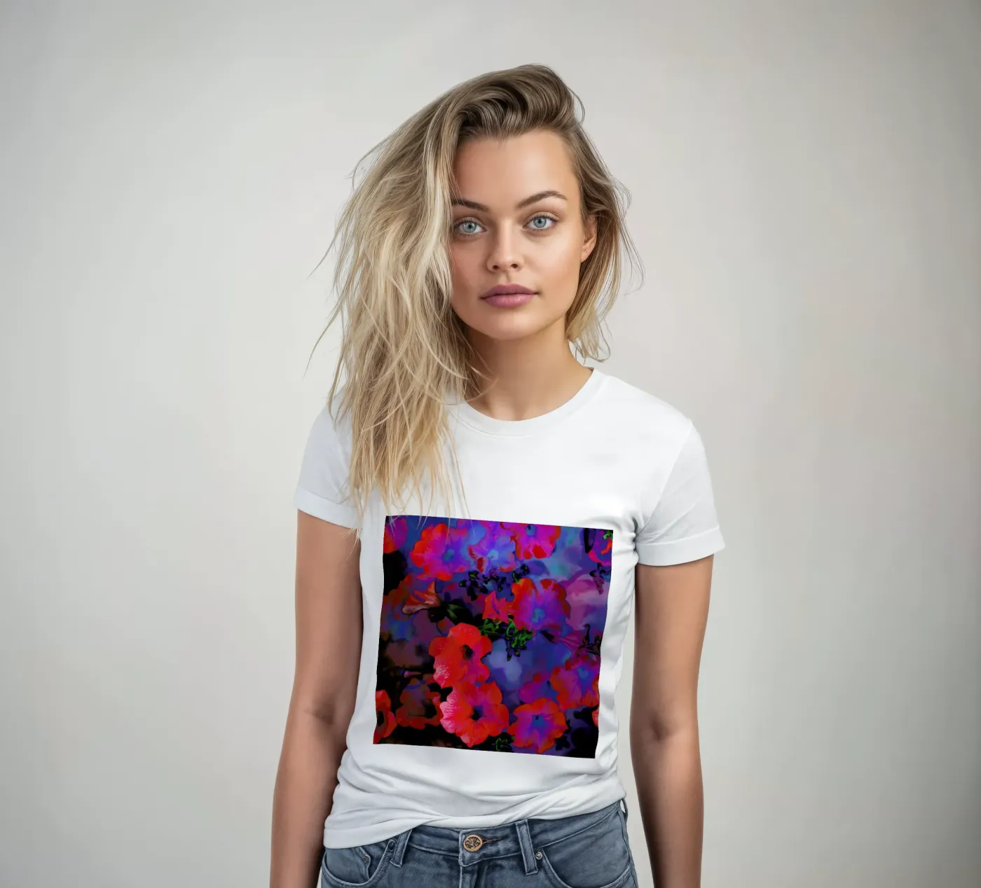 Ruby Red Vine t-shirt da donna da Amy Sia