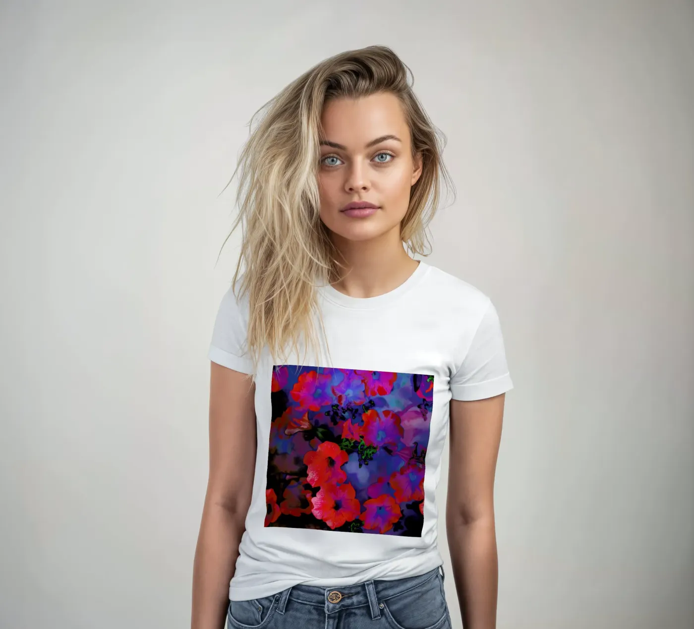 Ruby Red Vine t-shirt da donna da Amy Sia