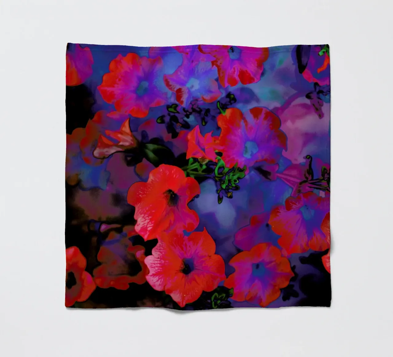 Ruby Red Vine coperta in pile da Amy Sia