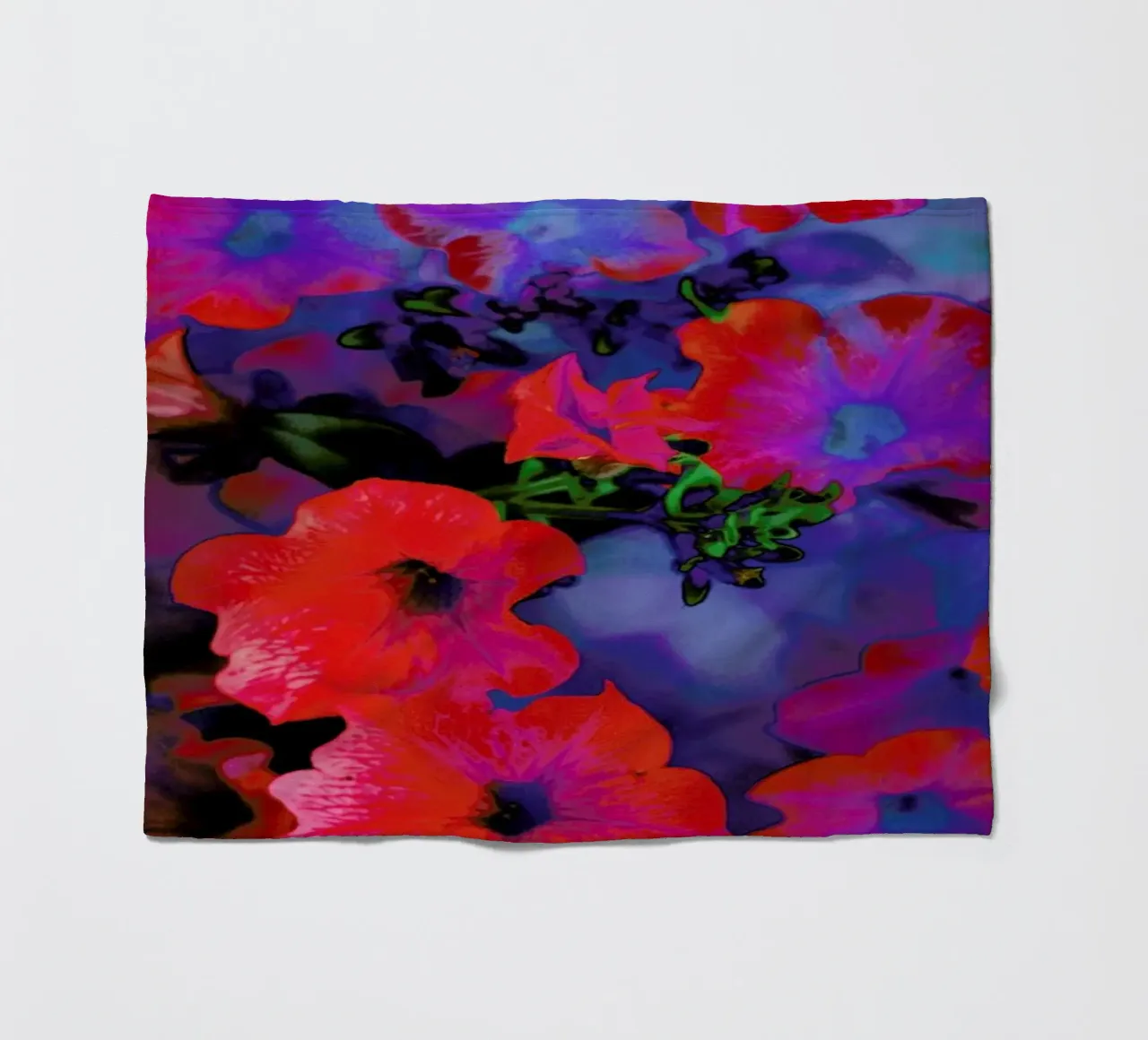 Ruby Red Vine coperta in pile da Amy Sia