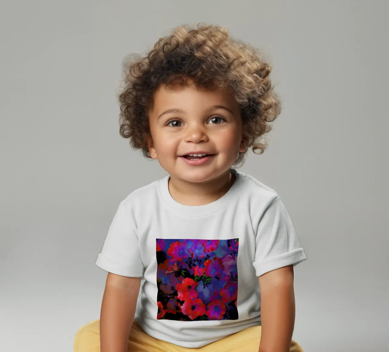 Ruby Red Vine maglietta neonato da Amy Sia