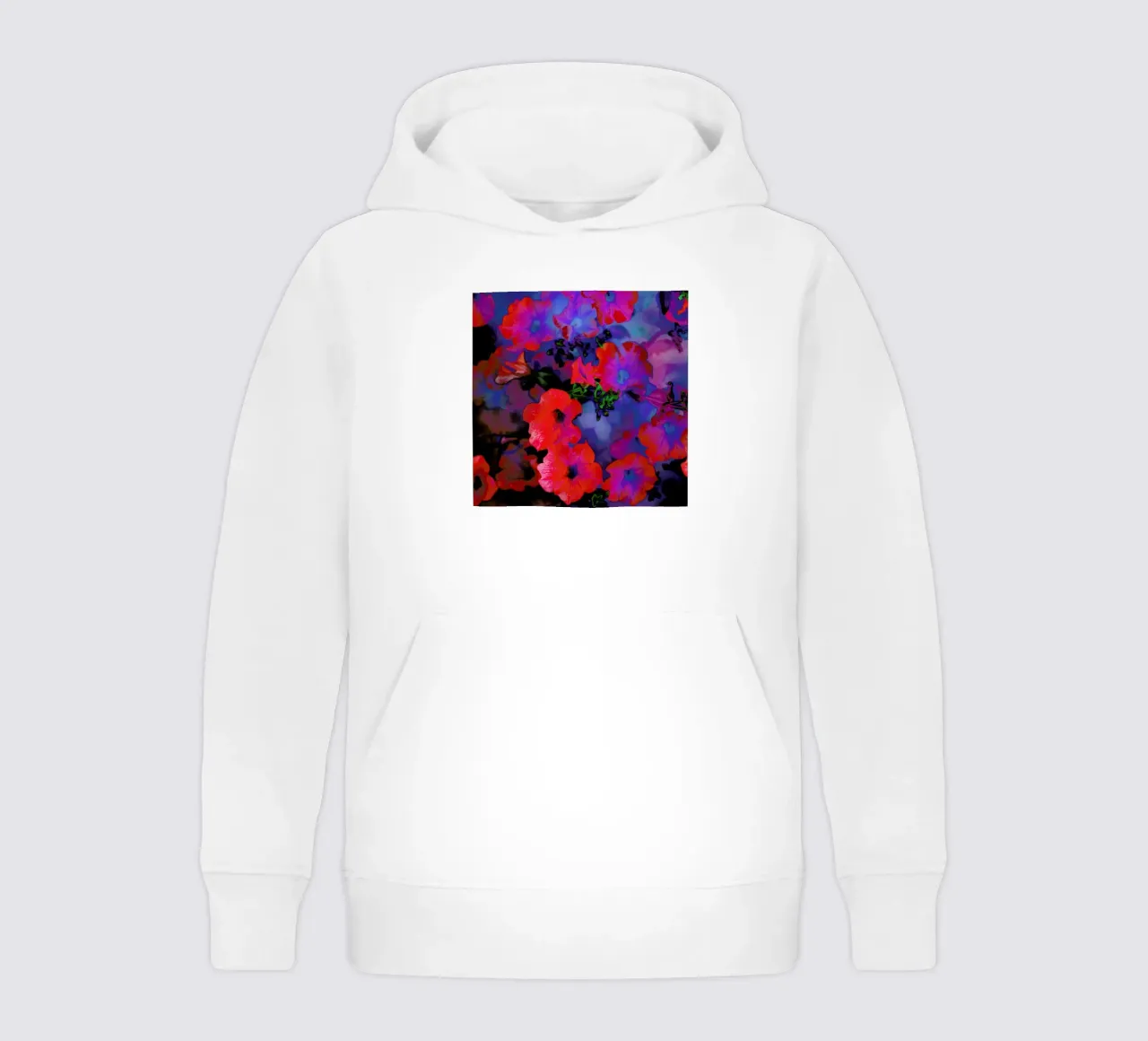 Ruby Red Vine felpa bambino con cappuccio da Amy Sia